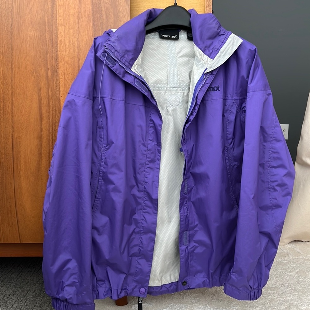 Purple marmot windbreaker S women’s